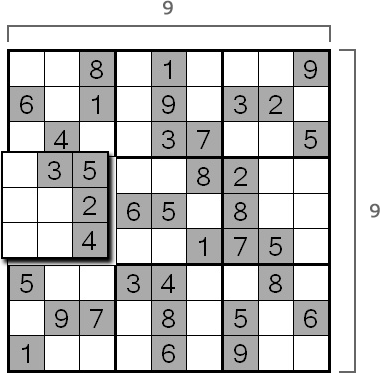 Jogo Sudoku 9 x 9 Para Imprimir Com Resposta. Jogo Nº 132.